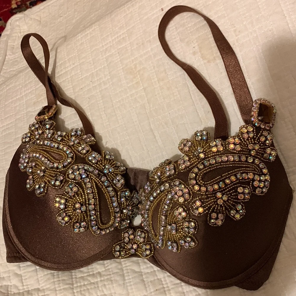 NWOT MARCIANO BEADED BRA - Picture 5 of 7